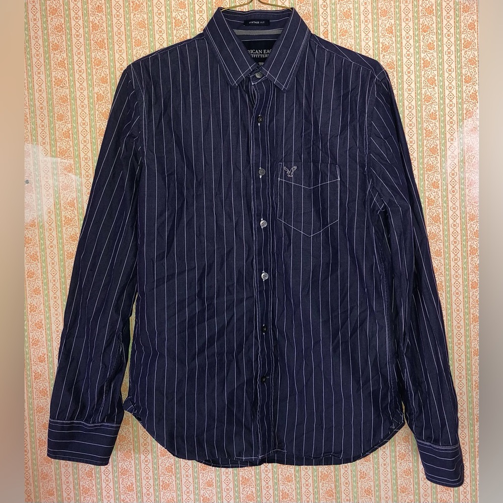 American Eagle Men’s Button Up Shirt - Size XS